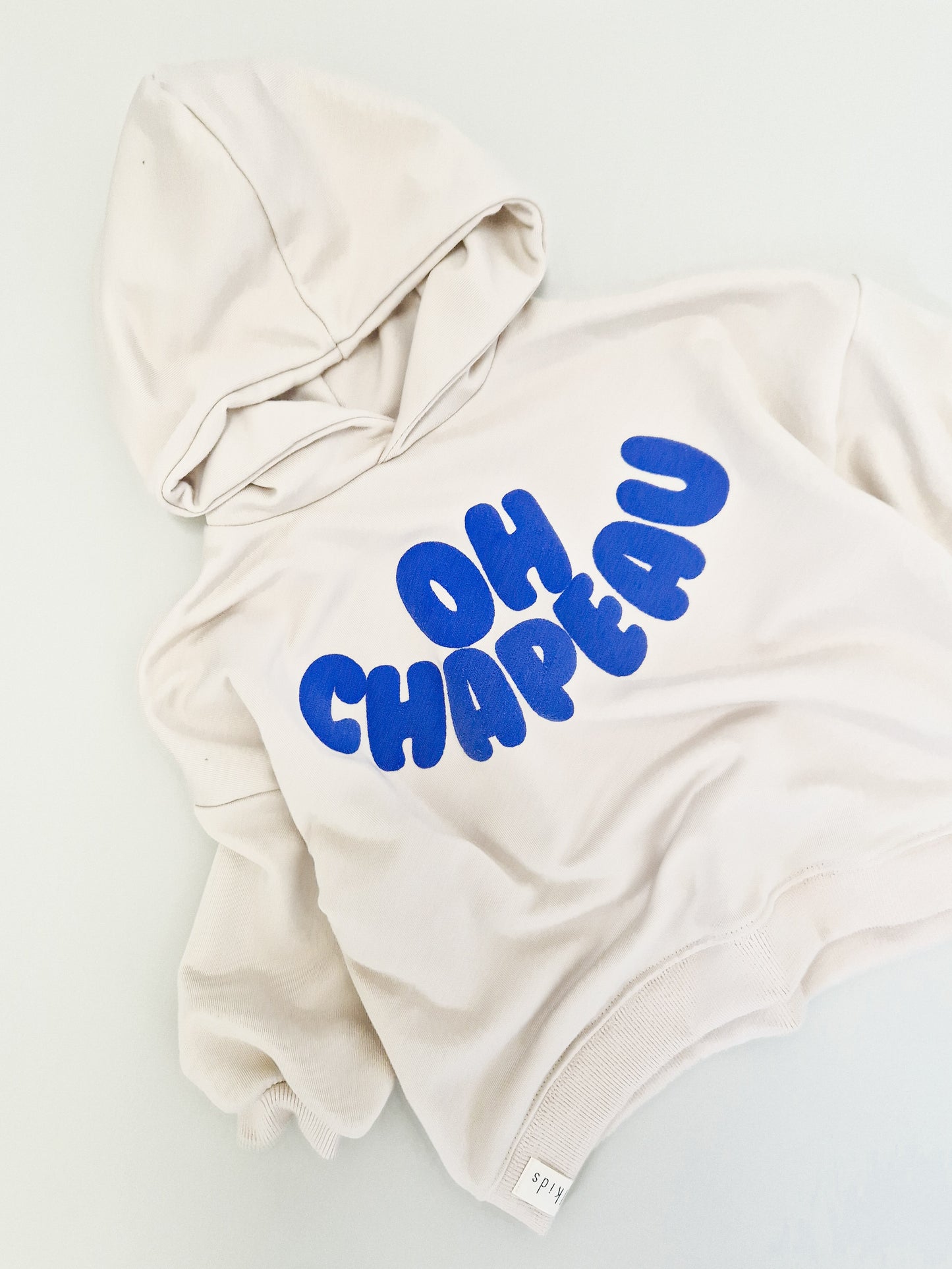 Oh Chapeau oversize Hoodie sand