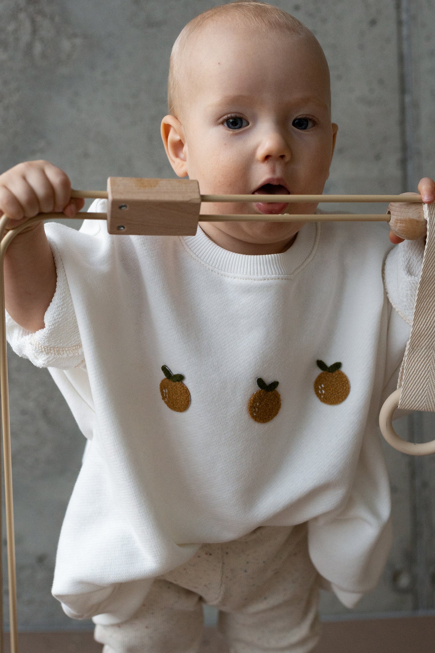 Little Artist Club Sweater milky white