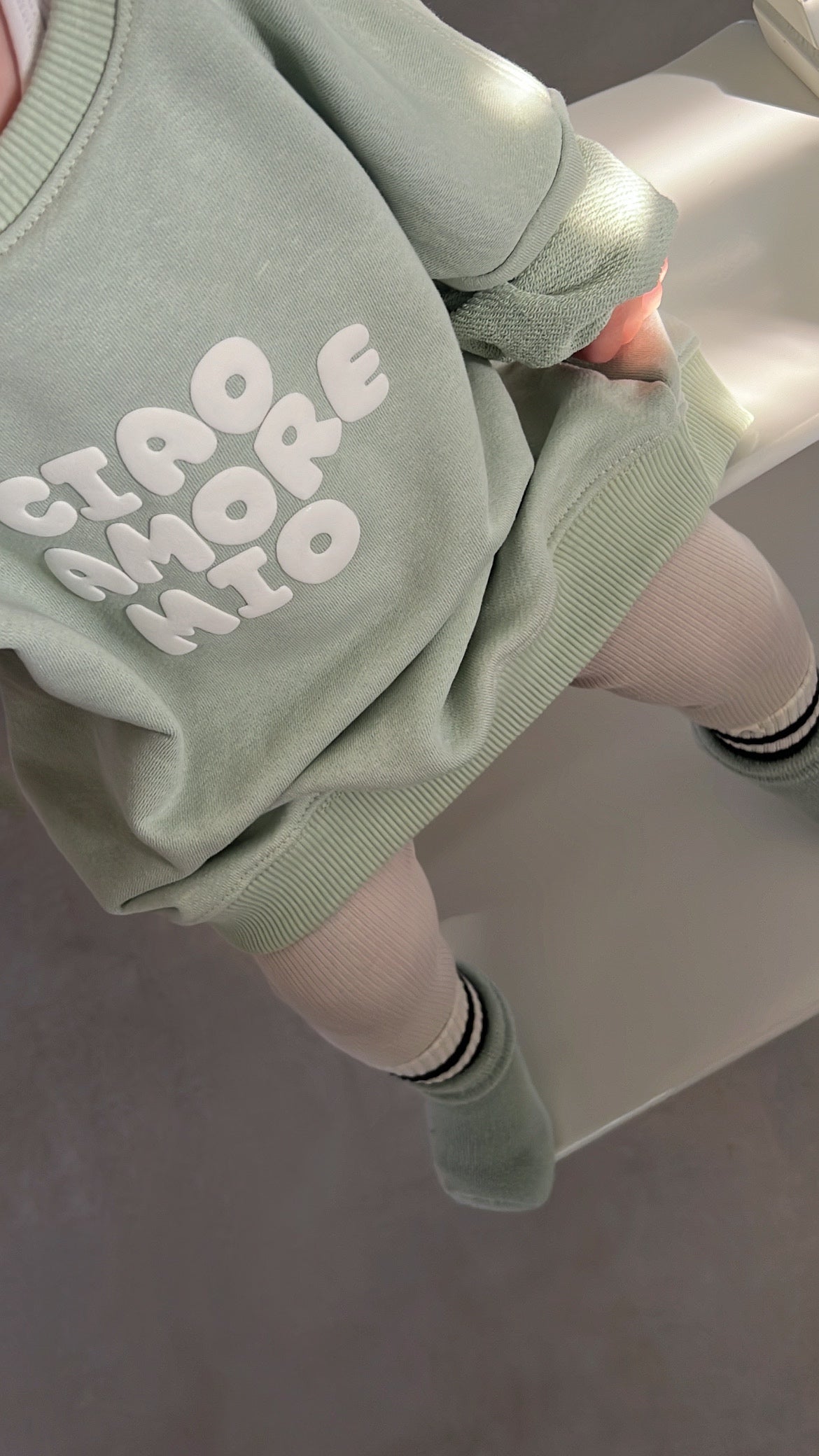 Ciao Amore Mio Sweater mintgreen